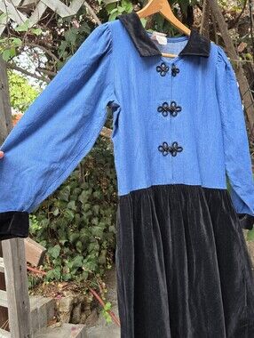 Vintage 80s 90s Cotton Dress S M